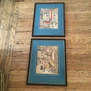 Labor Day Deal 🫶🏽 
Beautiful Framed Asian Prints wit